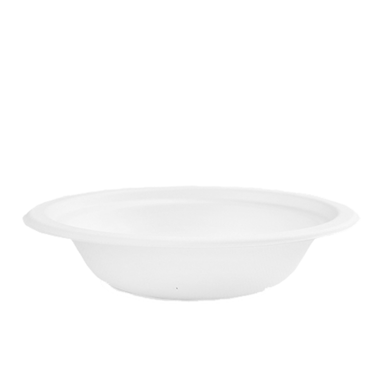 Boles Desechables De Caña De Azúcar - 150 Unidades, 350 Ml, Ecológicos, Compostables, Apto Microondas